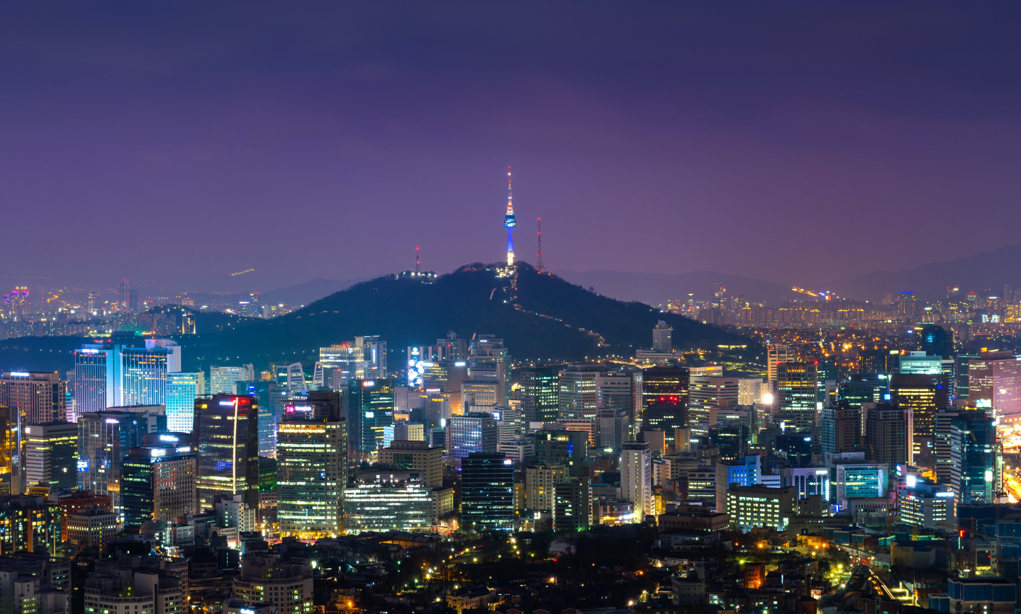 서울 야경 이미지